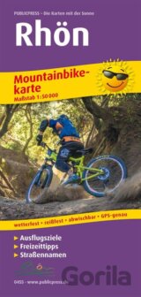 Rhön 1:50 000 / cyklistická mapa
