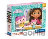 Obrázkové kostky Gabby´s Dollhouse 12 ks