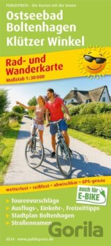 Ostseebad Boltenhagen-Klützer Winkel 1:30 000 / cyklistická a turistická mapa