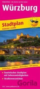 Würzburg 1:14 000 / plán města