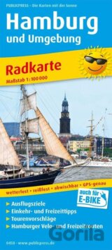 Hamburk a okolí 1:100 000 / cyklistická mapa