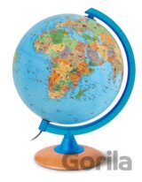 Globus - dětský svítící se zvířátky a budovami 30 cm