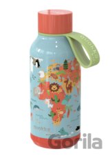 Nerezová termofľaša Solid Kids s pútkom Map of Life 330 ml