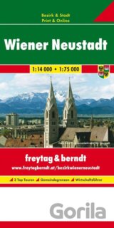 Wiener Neustadt 1:14 000-1:75 000 / plán města