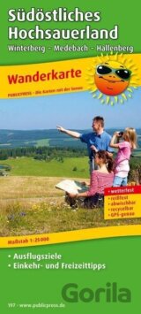 Jihovýchodní Hochsauerland, Winterberg-Medebach-Hallenberg 1:25 000 / turistická mapa