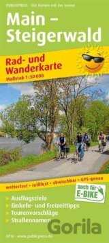 Main-Steigerwald 1:50 000 / cyklistická a turistická mapa