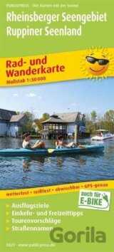 Rheinsberger Seengebiet-Ruppiner Land 1:50 000 / cyklistická a turistická mapa