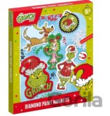 Výroba magnetů s diamantovými kameny Grinch