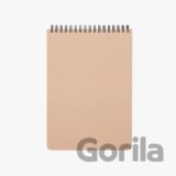 Kroužkový blok Spiral A5 hnědý