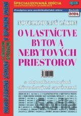 Novelizovaný zákon o vlastníctve bytov a nebytových priestorov