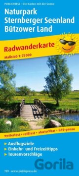 Přírodní park Sternberger Seenland, Bützower Land 1:75 000 / cyklistická mapa