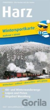 Harz 1:50 000 / turistická mapa
