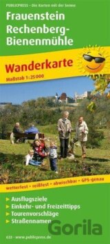 Včelí mlýn Frauenstein-Rechenberg 1:25 000 / turistická mapa