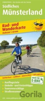 Jižní Münsterland 1:50 000 / cyklistická a turistická mapa