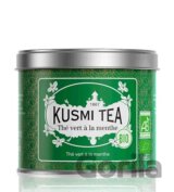 Kusmi Tea Sypaný zelený čaj Spearmint green tea Bio, kovová dóza 100 g