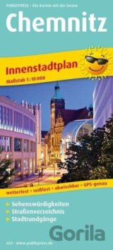 Chemnitz 1:10 000 / plán města