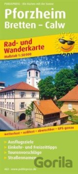 Pforzheim-Bretten-Calw 1:50 000 / cyklistická a turistická mapa