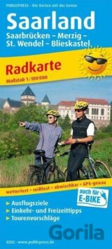 Sársko 1:100 000 / cyklistická mapa
