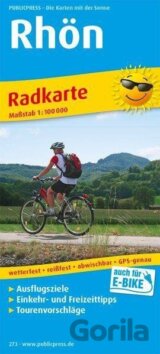 Rhön 1:100 000 / cyklistická mapa