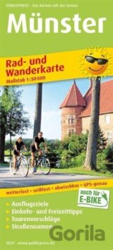 Münster 1:50 000 / cyklistická a turistická mapa
