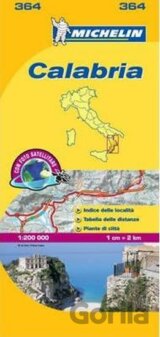 Calabria Map - 1:200 000 (364 Michelin)