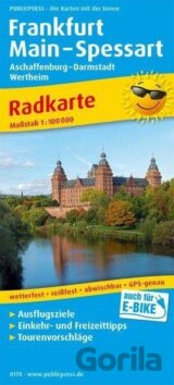 Frankfurt-Main-Spessart, Aschaffenburg-Darmstadt, Wertheim 1:100 000 / cyklistická mapa