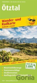 Ötztal 1:35 000 / turistická a cykloturistická mapa