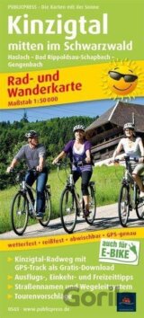 Kinzigtal mitten im Schwarzwald 1:50 000 / cyklistická a turistická mapa
