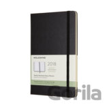 Moleskine – 12-mesačný plánovací čierny zápisník 2018