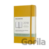 Moleskine – 12-mesačný plánovací žltý zápisník 2018