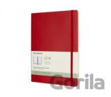 Moleskine – 12-mesačný plánovací červený zápisník 2018