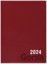 Týdenní diář 2024 Hynek PVC bordó