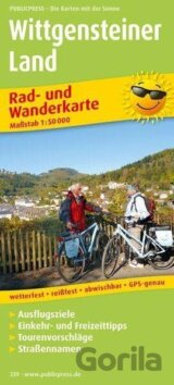Wittgensteiner Land 1:50 000 / cyklistická a turistická mapa