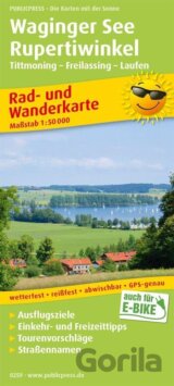Waginger See, Rupertiwinkel, Tittmoning-Freilassing – běh 1:50 000 / cyklistická a turistická mapa