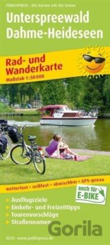 Unterspreewald-Dahme-Heideseen 1:50 000 / cyklistická a turistická mapa
