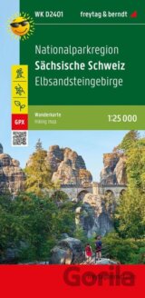 Národní park Saské Švýcarsko 1:25 000 / turistická a cykloturistická mapa