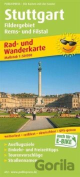 Stuttgart, Fildergebiet-Remsstal a Filstal 1:50 000 / cyklistická a turistická mapa