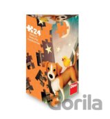 Puzzle triangl Ztracené kuřátko