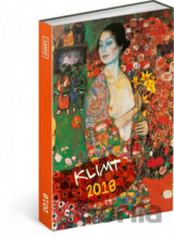 Diář 2018 - Gustav Klimt, týdenní magnetický, 10,5 x 15,8 cm