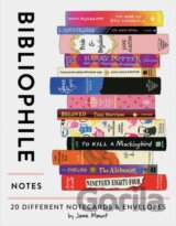 Bibliophile Notes 20 Notecards/Envelopes