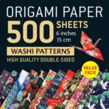 Origami Paper 500 sheets Japanese Washi Patterns 6" (15 cm)