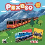 Pexeso v sešitu Vlaky
