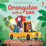Orangutan with a van