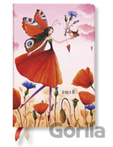 Paperblanks - diár Poppy Field 2018