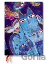 Paperblanks - diár Blue Cats & Butterflies 2018