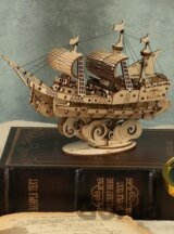 NiXiM Dřevěné 3D puzzle/Plachetnice