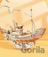 NiXiM Dřevěné 3D puzzle/Rybářská loď