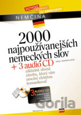 2000 najpoužívanejších nemeckých slov + 3 audio CD