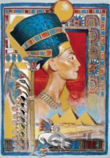 Kráľovná Nefertiti (pozlátené dieliky)