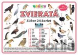 Súbor 24 kariet - Zvieratá (vtáky)